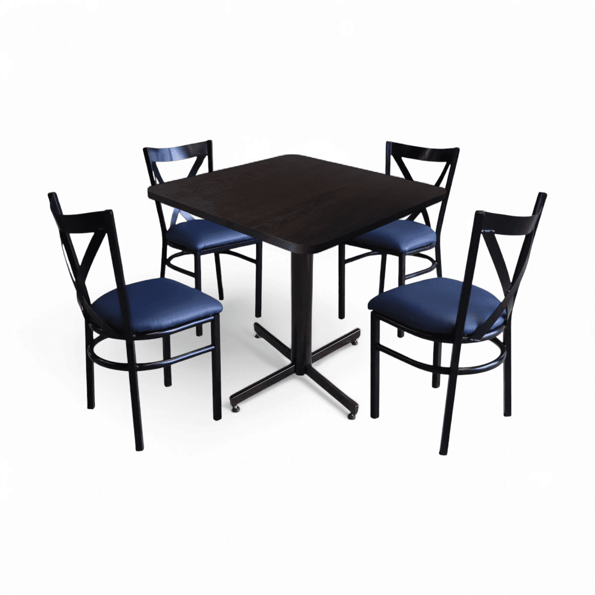 Conjunto Modelo Roma Wengue - estándar 4 sillas view 2