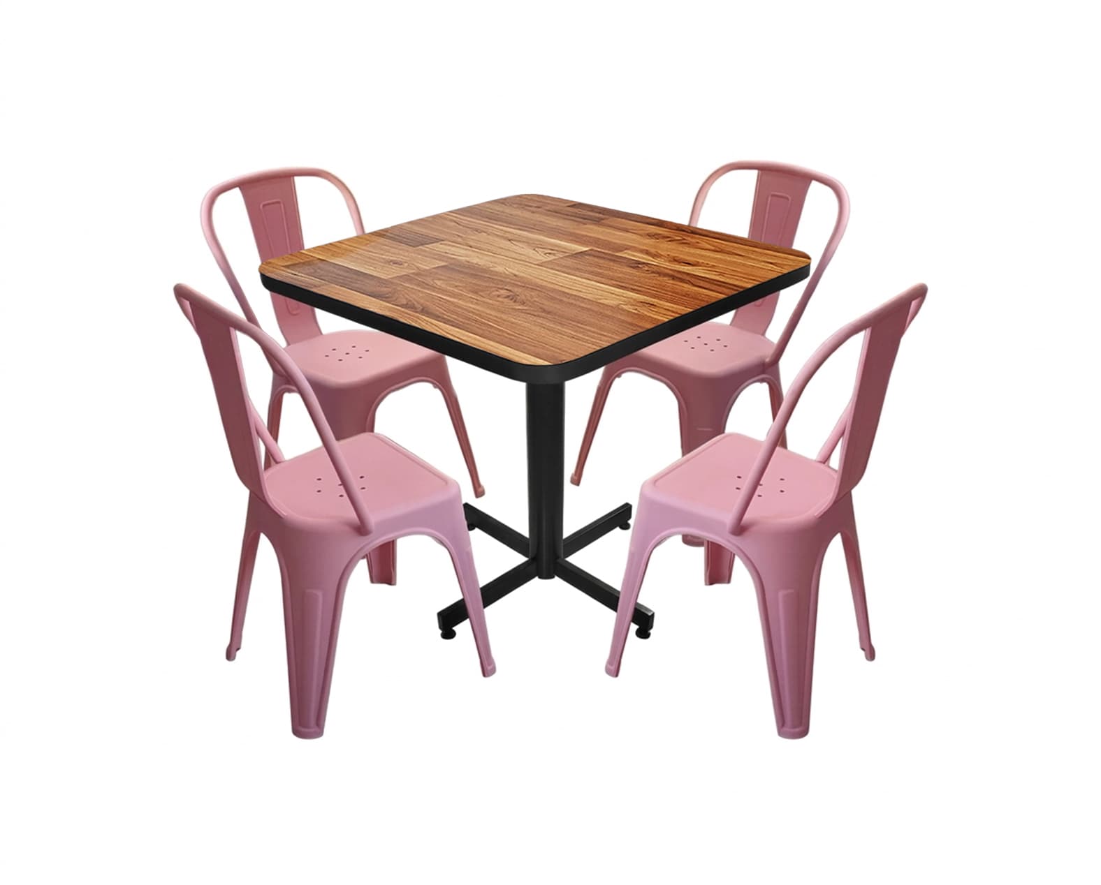 Conjunto Modelo Tolix Wood - estándar 4 sillas view 3