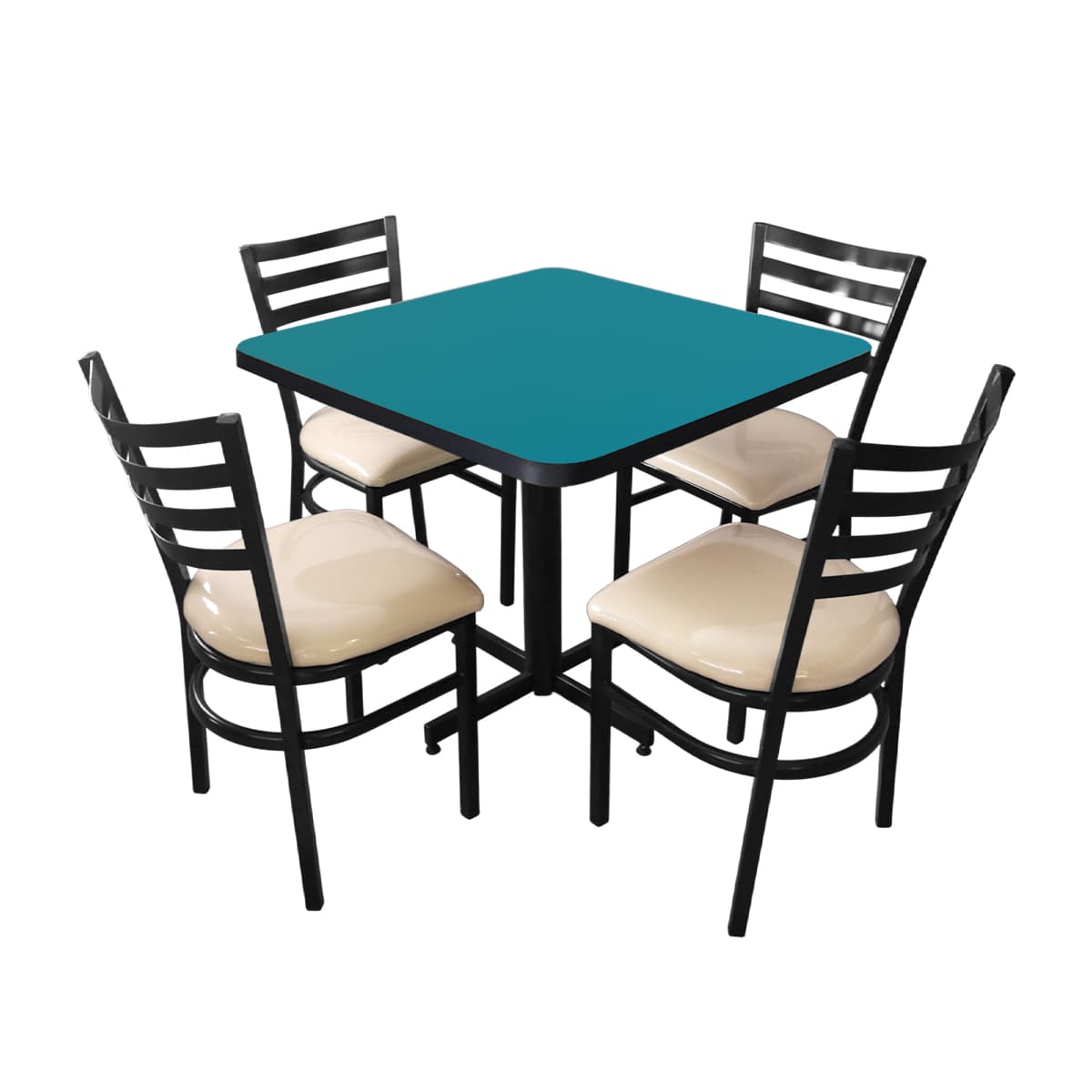 Conjunto Modelo Italia Turquesa - estándar 4 sillas view 17