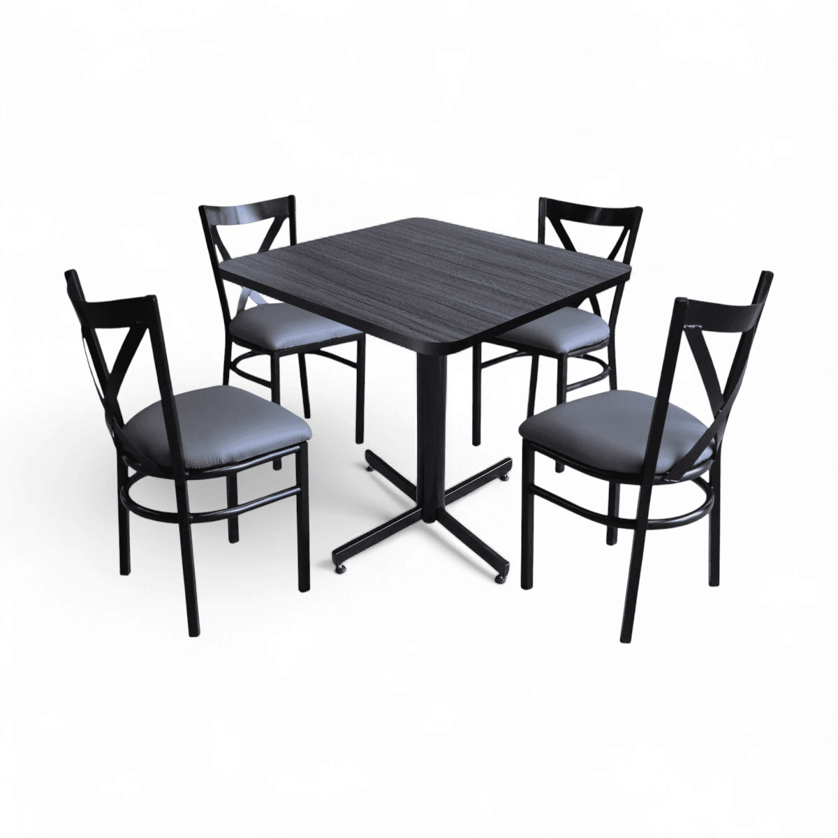 Conjunto Modelo Roma Gris Imperial - estándar 4 sillas view 3