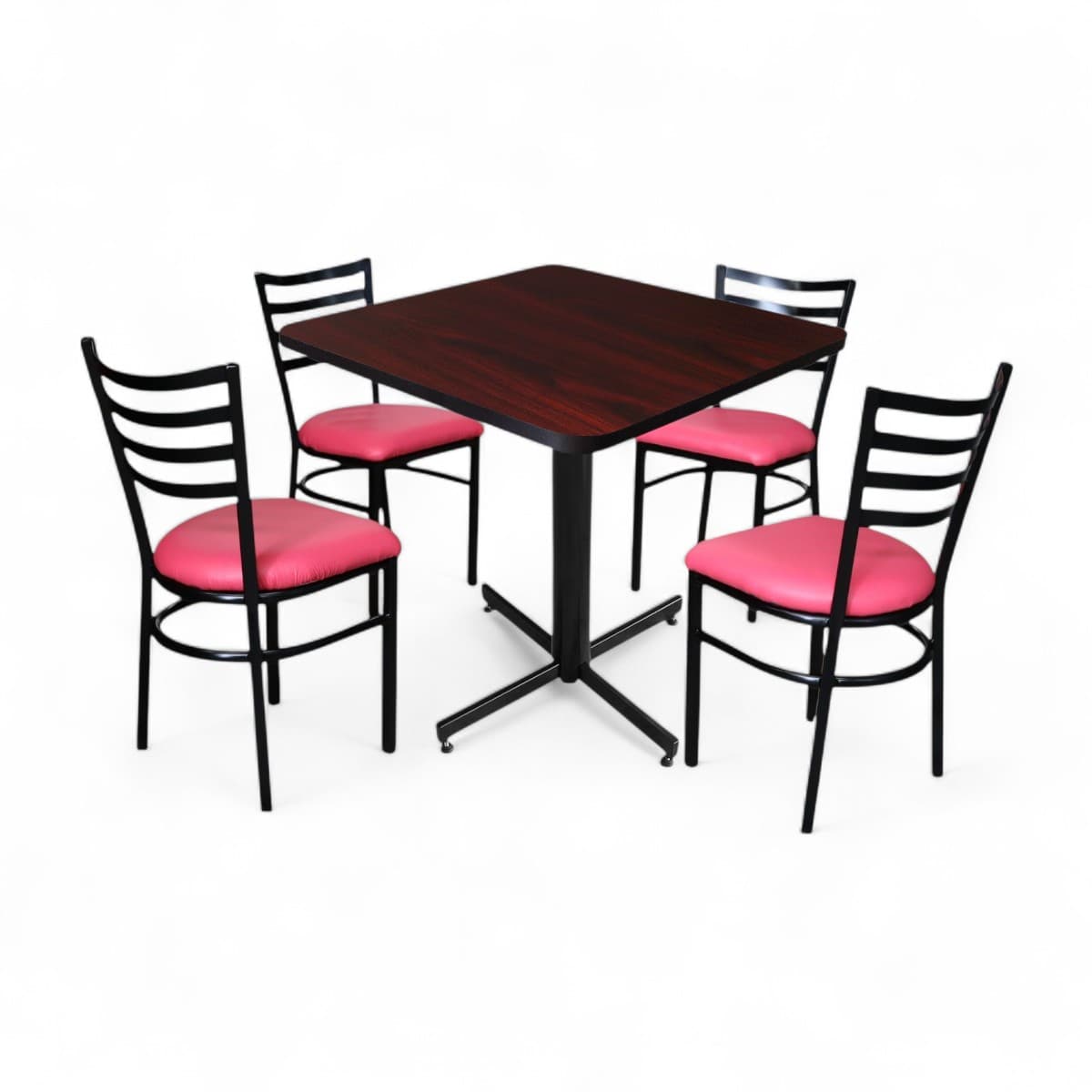 Conjunto Modelo Italia Caoba - estándar 4 sillas view 10