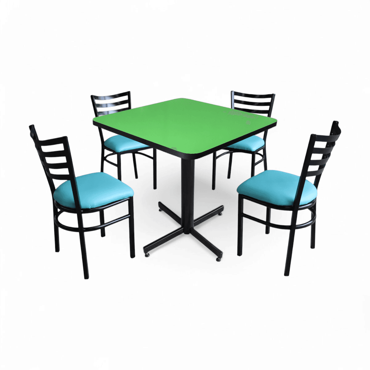 Conjunto Modelo Italia Verde Limón - estándar 4 sillas view 14