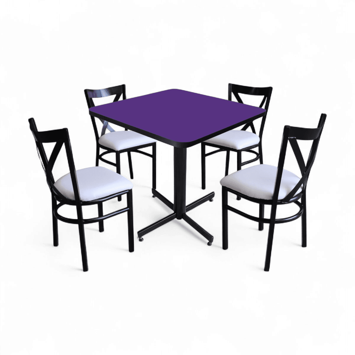 Conjunto Modelo Roma Morado - estándar 4 sillas view 17