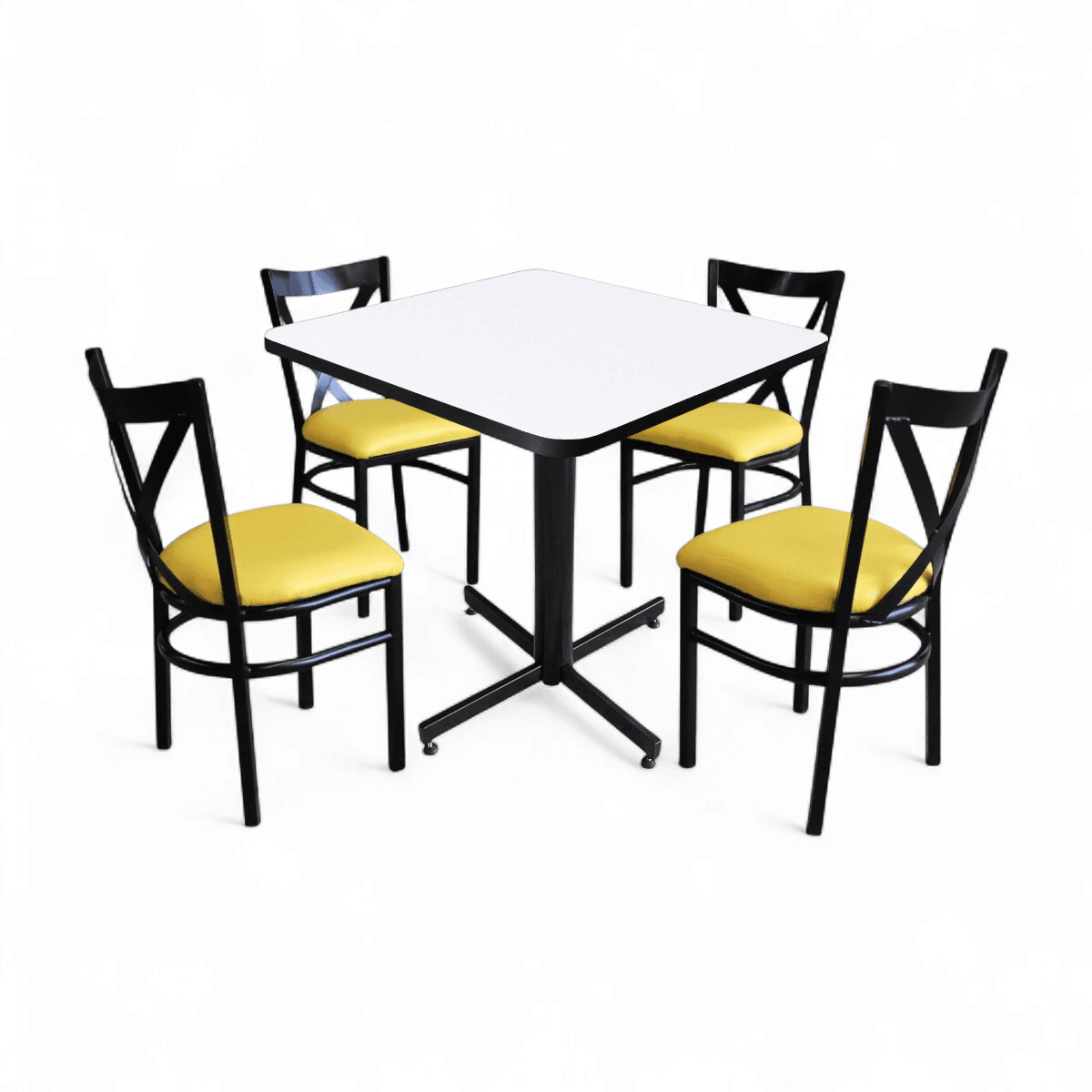 Conjunto Modelo Roma Blanco - estándar 4 sillas view 5