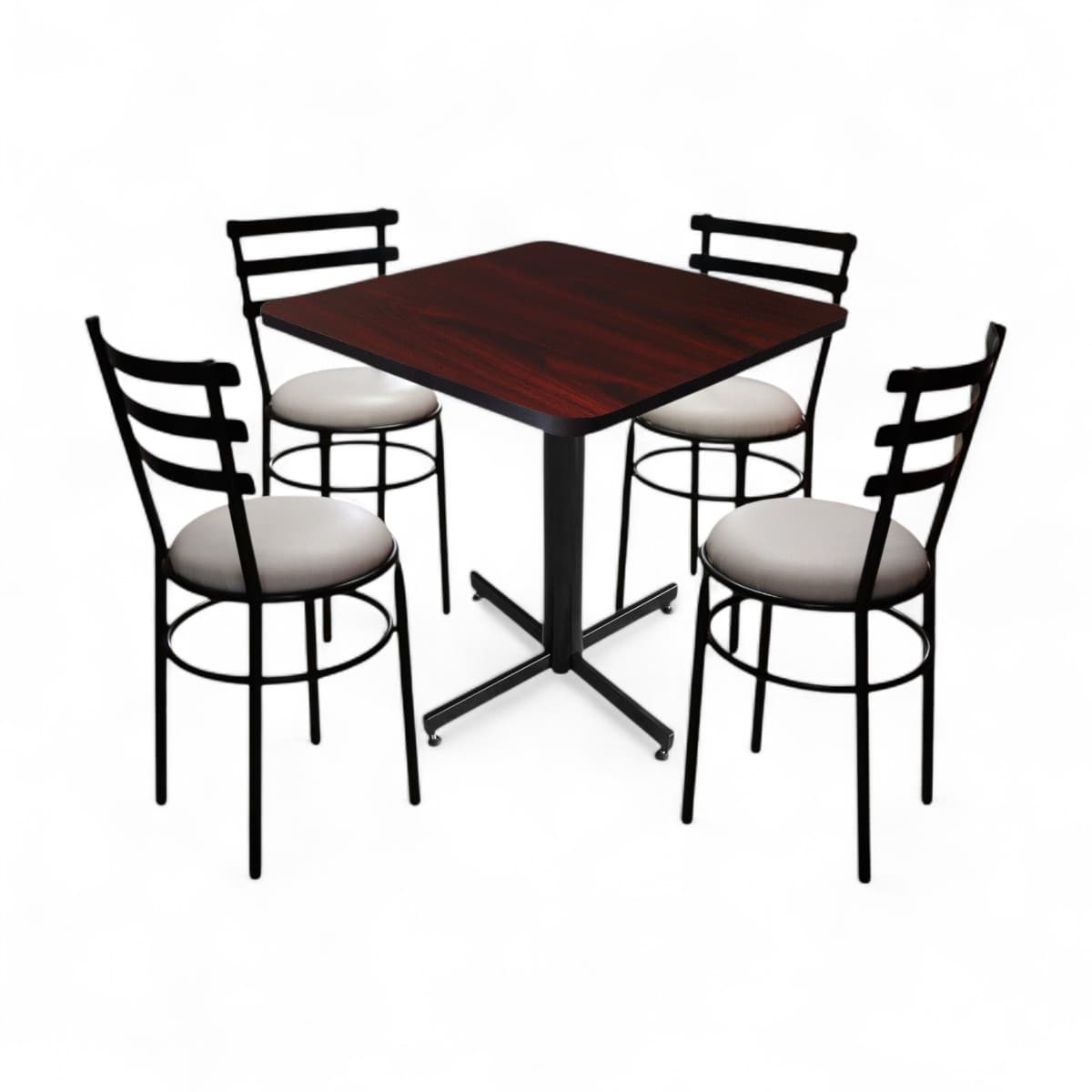 Conjunto Modelo Solera Caoba - estándar 4 sillas view 11