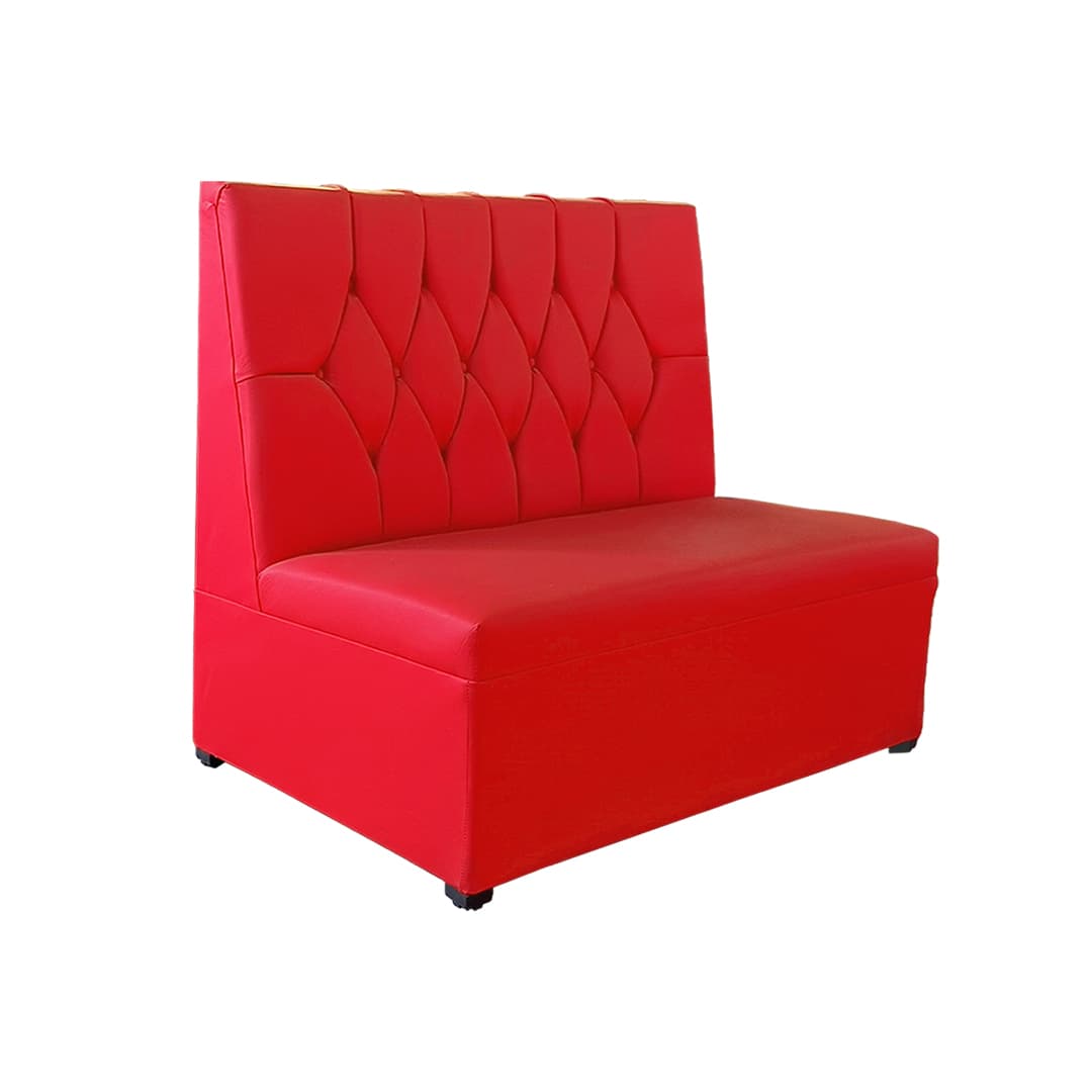 Booth sencillo capitonado para sala lounge