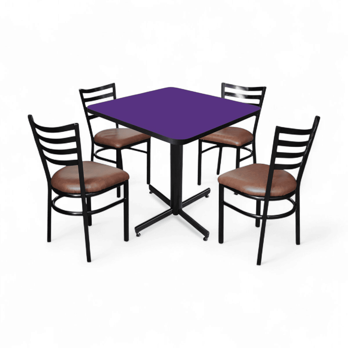 Conjunto Modelo Italia Morado - estándar 4 sillas view 3