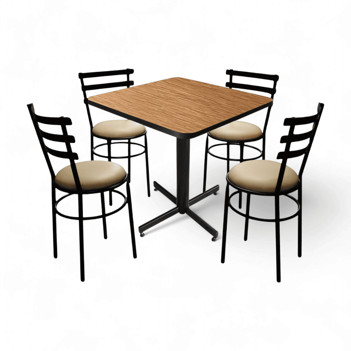 Conjunto Modelo Solera Golden Bambú - estándar 4 sillas view 10