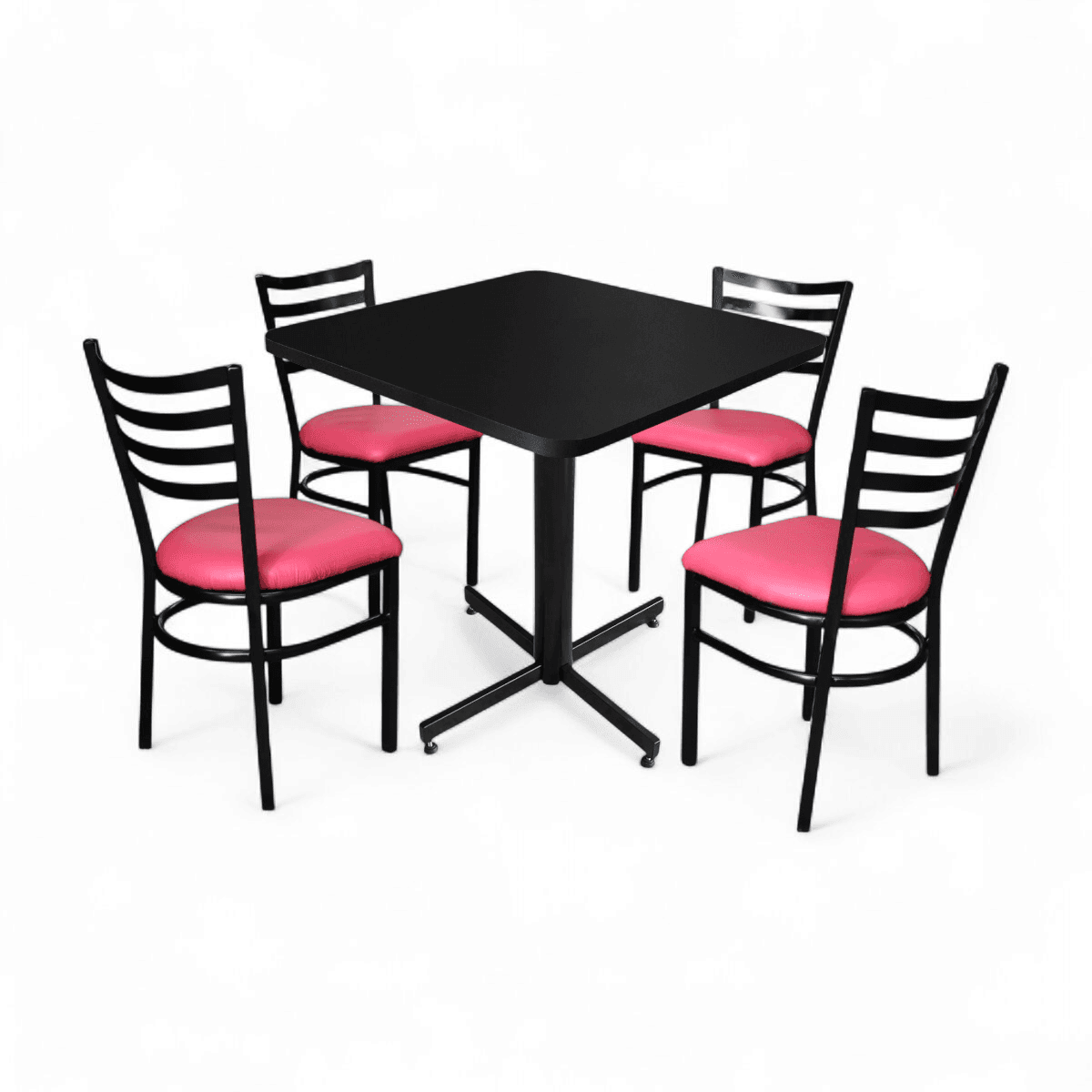 Conjunto Modelo Italia Negro Mate - estándar 4 sillas view 10