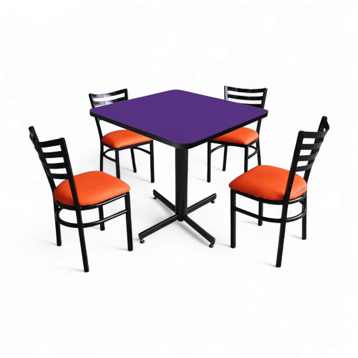 Conjunto Modelo Italia Morado - estándar 4 sillas view 2