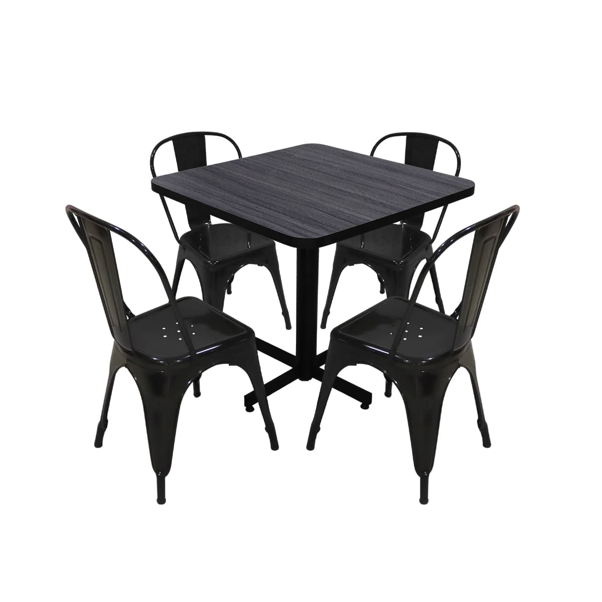 Conjunto modelo Tolix, estándar con 4 sillas view 15