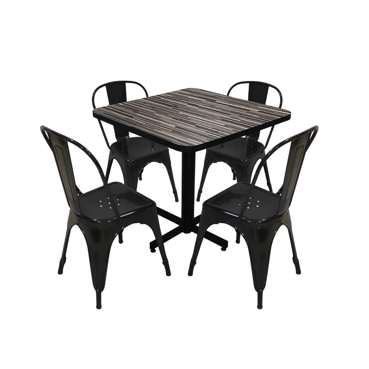 Conjunto Modelo Tolix Duelilla - estándar 4 sillas view 2