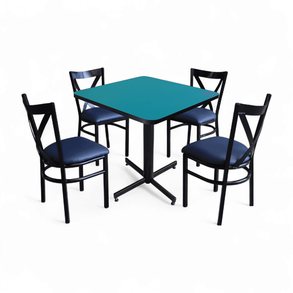 Conjunto Modelo Roma Turquesa - estándar 4 sillas view 16