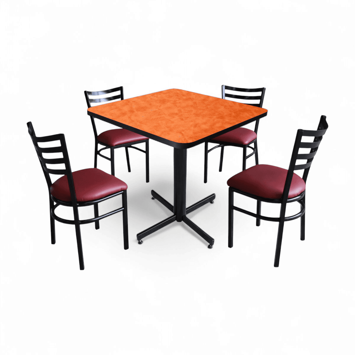 Conjunto Modelo Italia Naranja Deslavado - estándar 4 sillas view 12