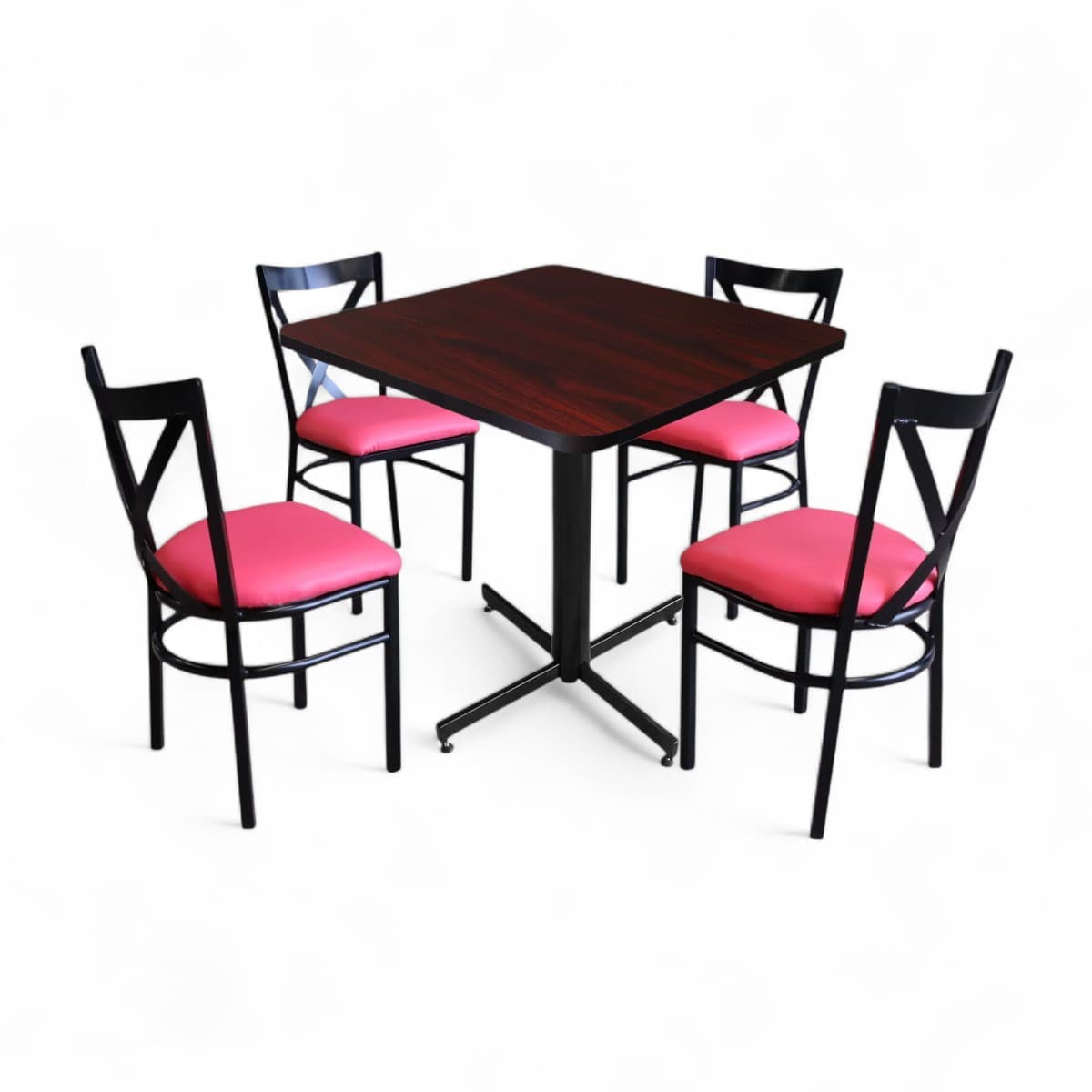 Conjunto Modelo Roma Caoba - estándar 4 sillas view 14