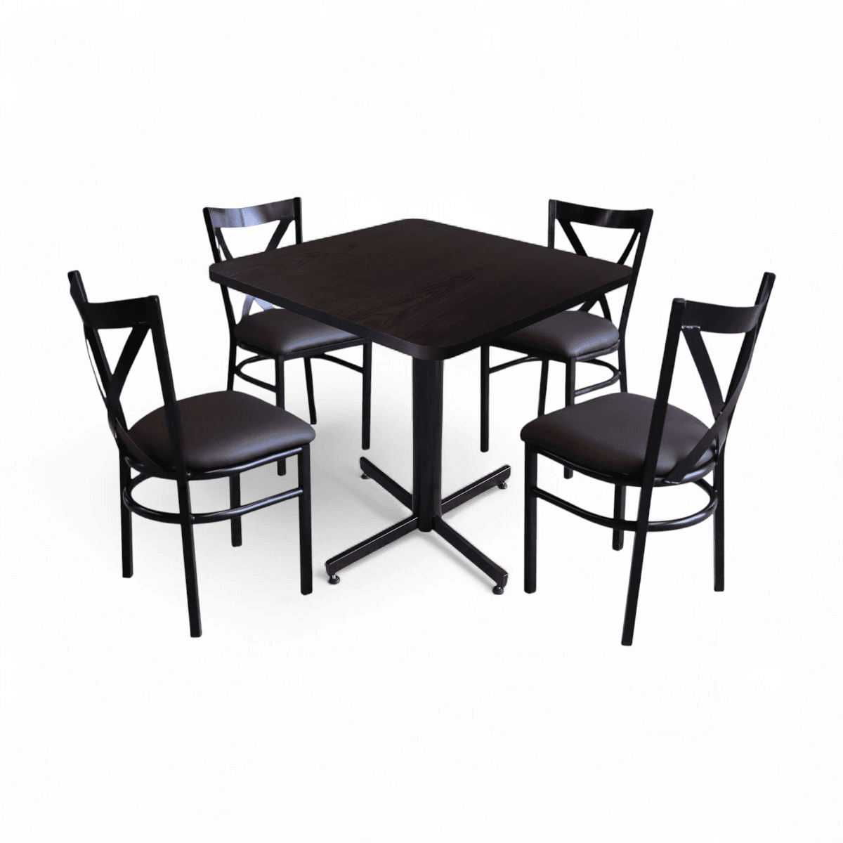 Conjunto Modelo Roma Wengue - estándar 4 sillas view 15