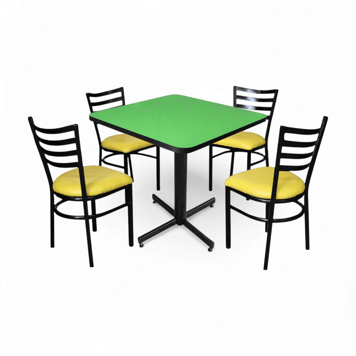 Conjunto Modelo Italia Verde Limón - estándar 4 sillas view 2