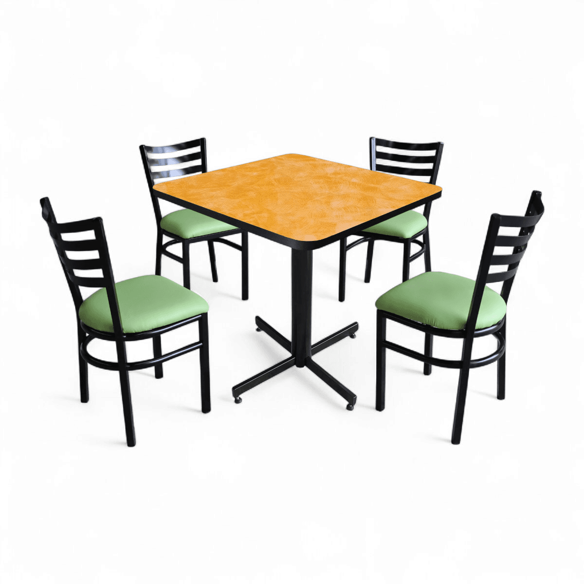 Conjunto Modelo Italia Amarillo Deslavado - estándar 4 sillas view 9