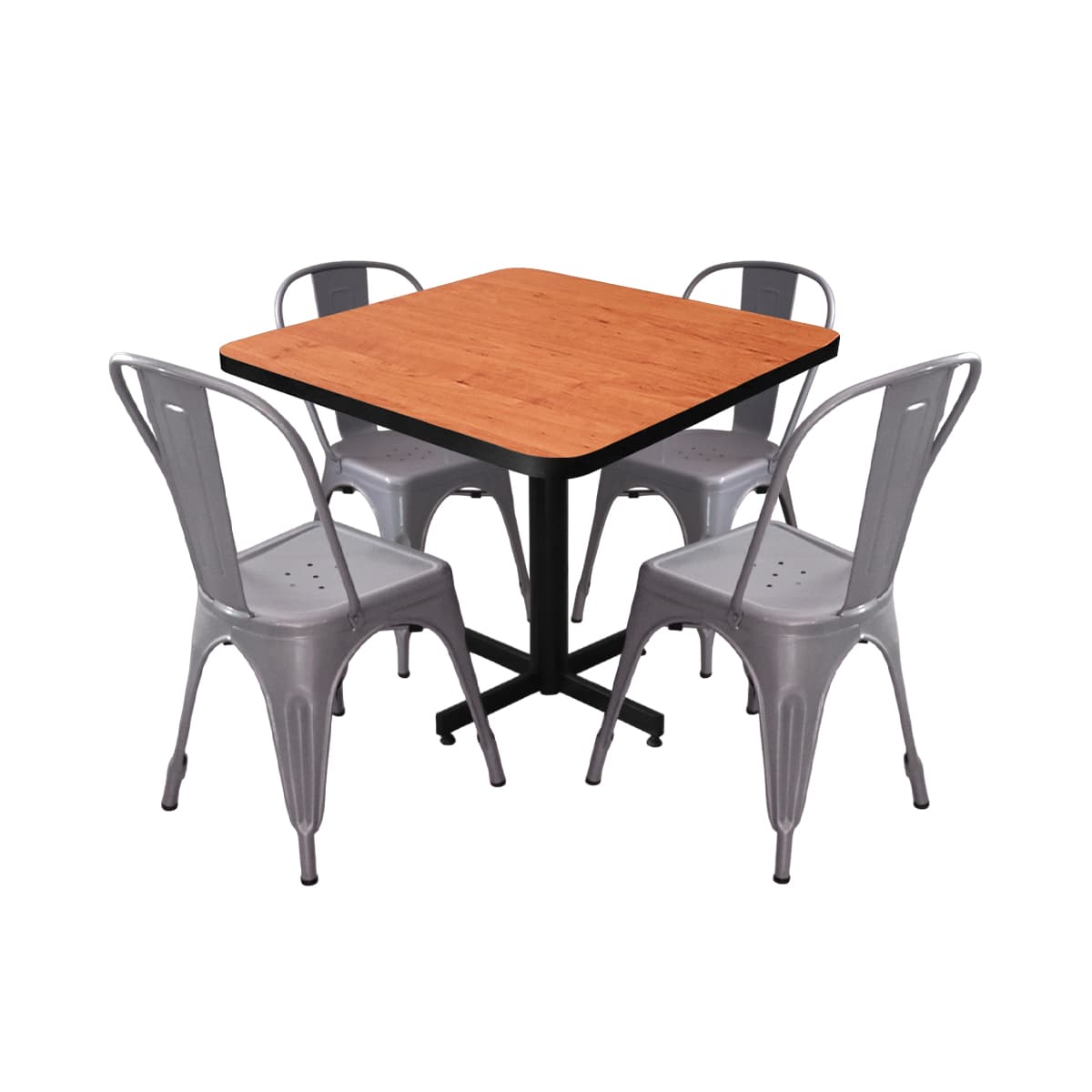 Conjunto modelo Tolix, estándar con 4 sillas view 48