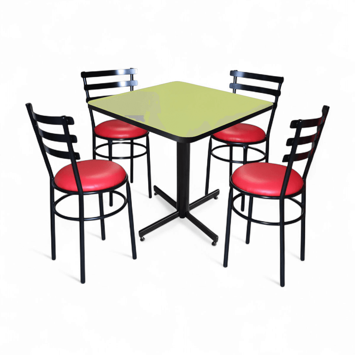 Conjunto Modelo Solera Verde Manzana - estándar 4 sillas view 5