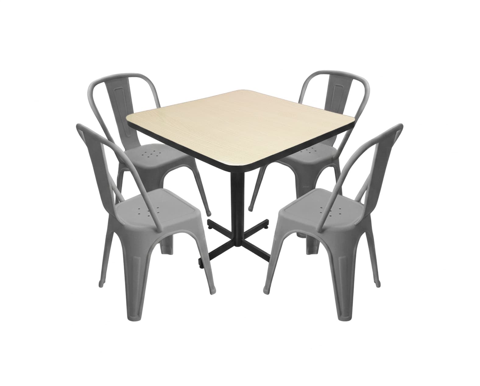 Conjunto Modelo Tolix Malta - estándar 4 sillas view 2