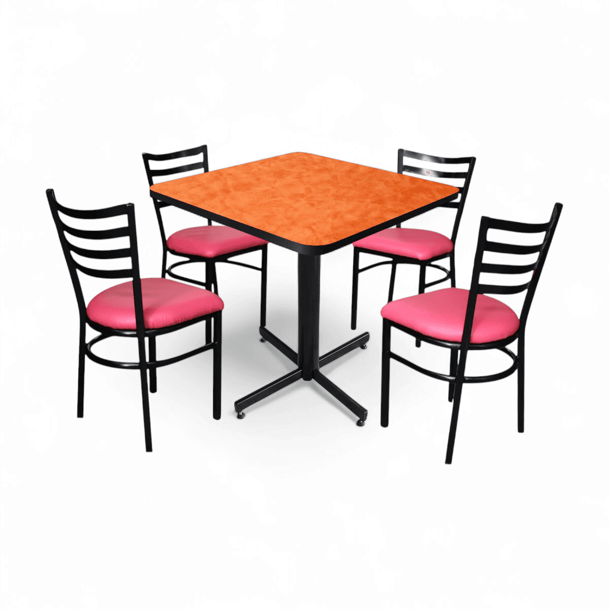 Conjunto Modelo Italia Naranja Deslavado - estándar 4 sillas view 17