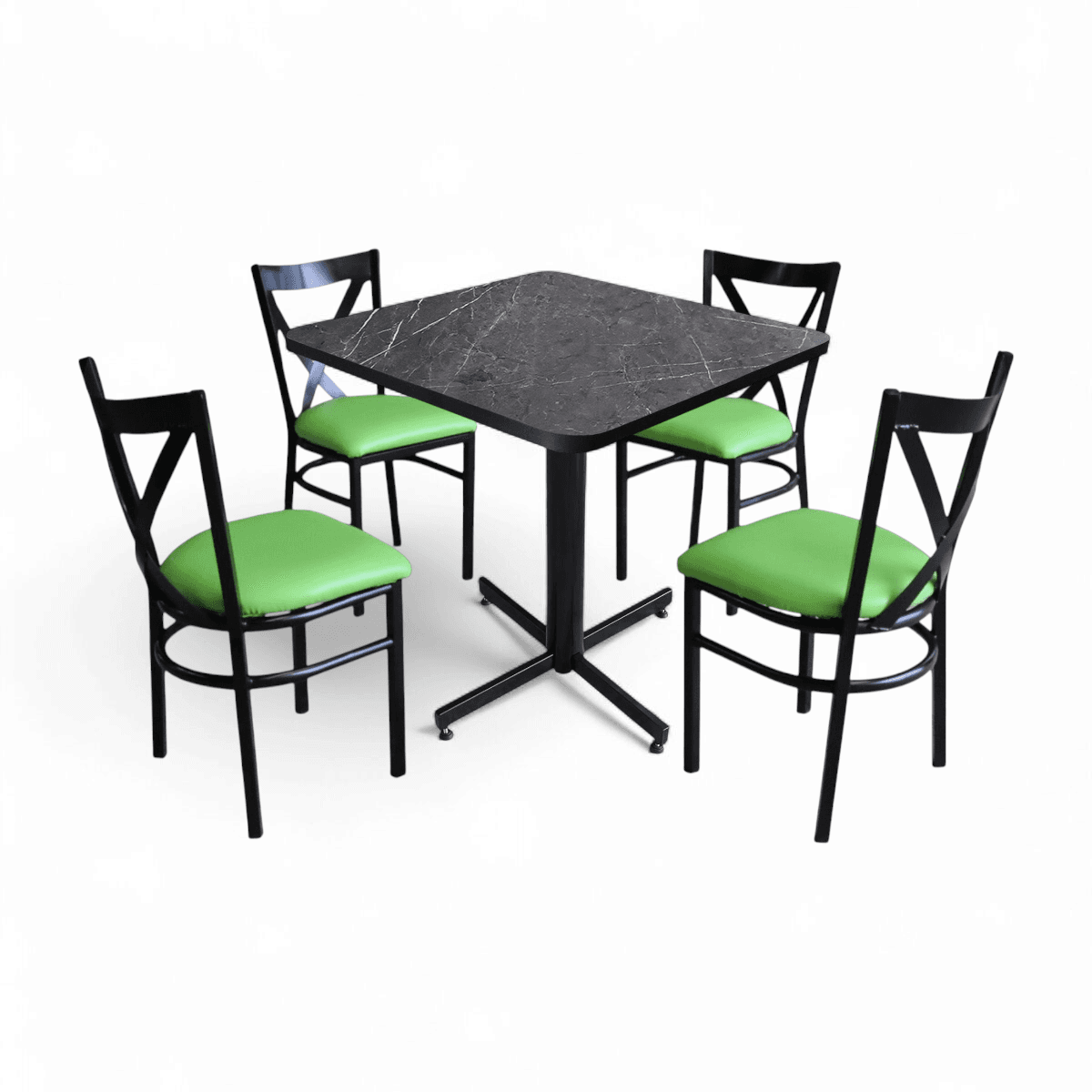 Conjunto Modelo Roma Gris Carrara - estándar 4 sillas view 9