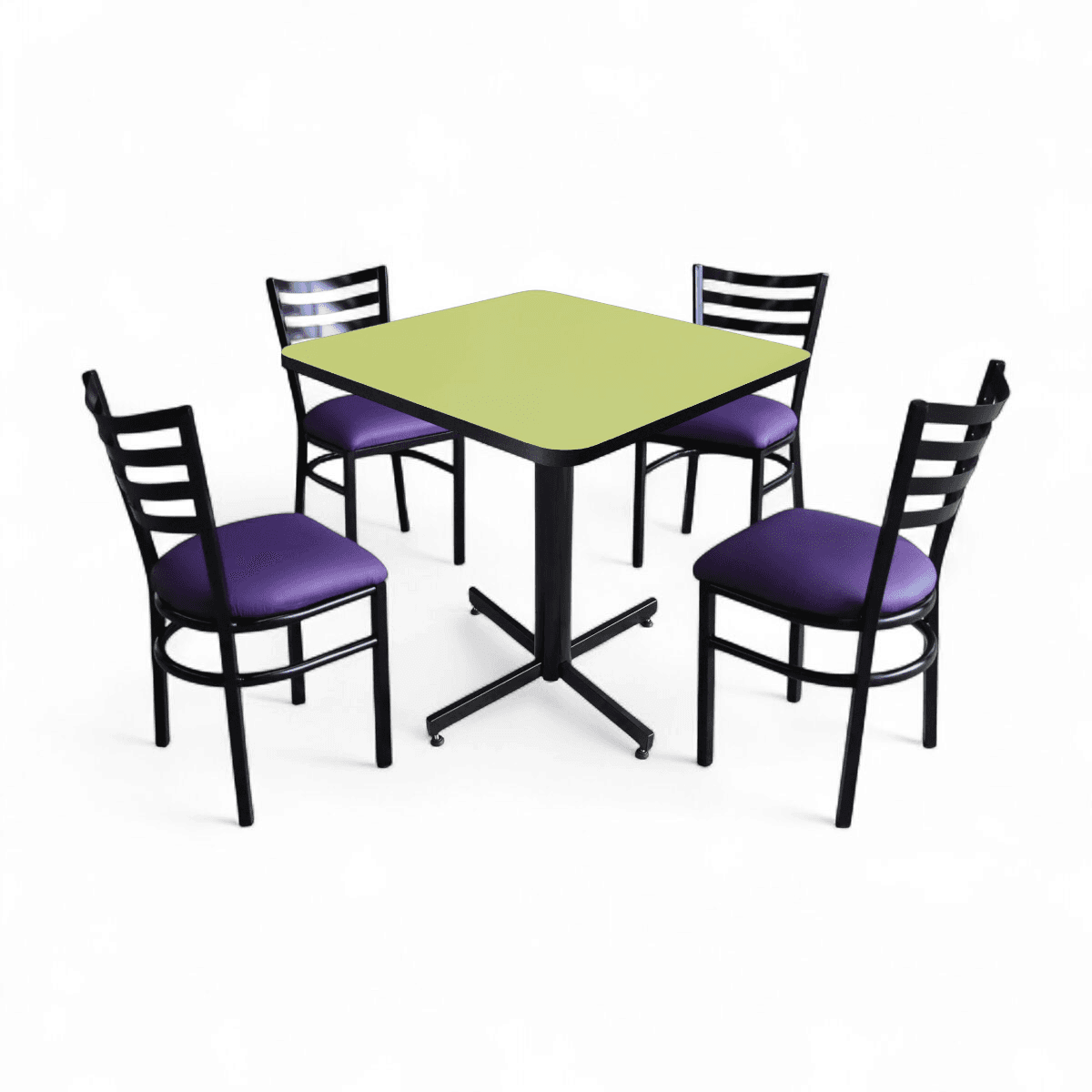 Conjunto Modelo Italia Verde Manzana - estándar 4 sillas view 10