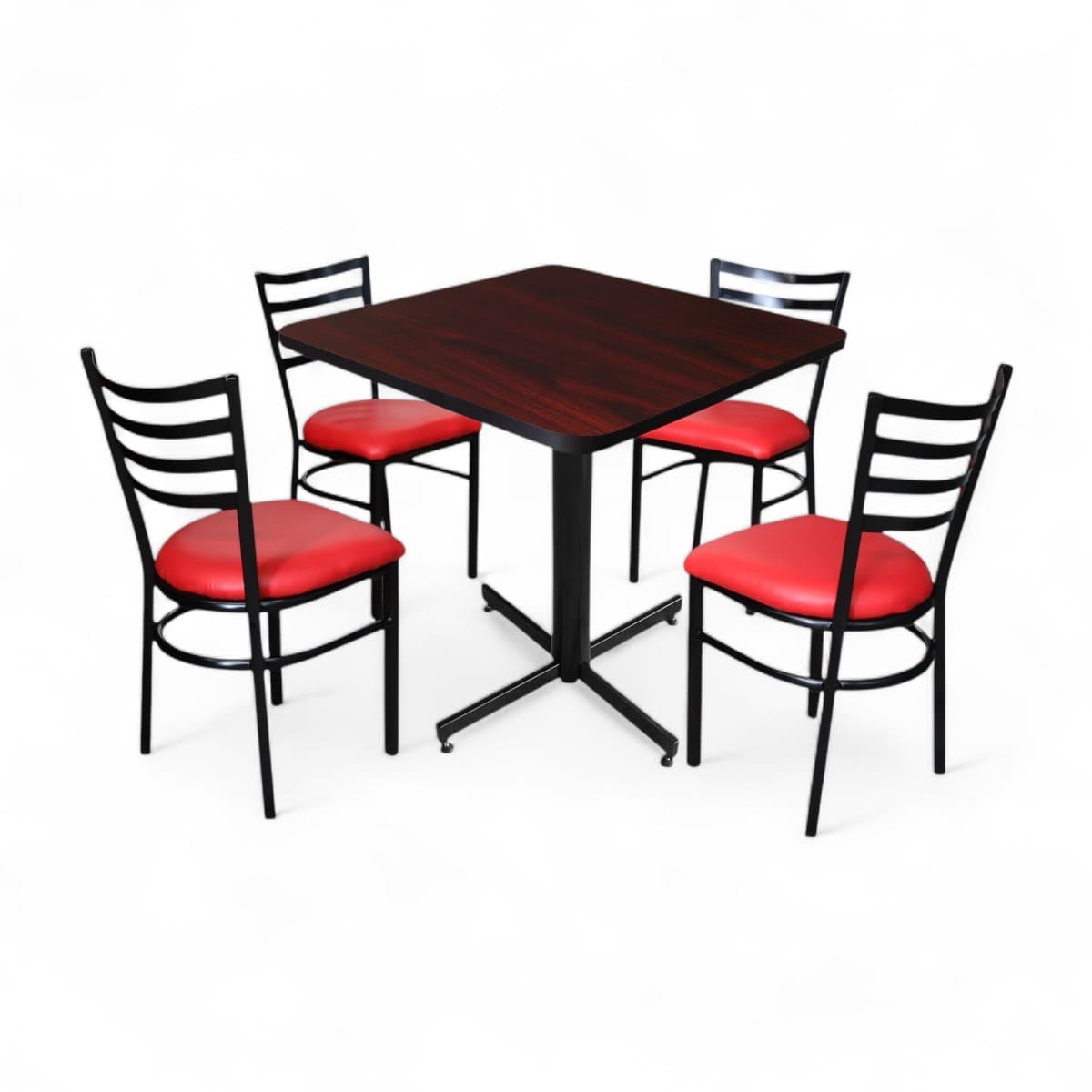 Conjunto Modelo Italia Caoba - estándar 4 sillas view 6