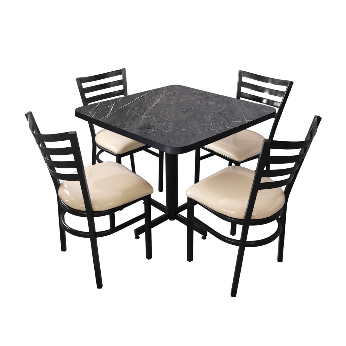 Conjunto Modelo Italia Gris Carrara - estándar 4 sillas view 17