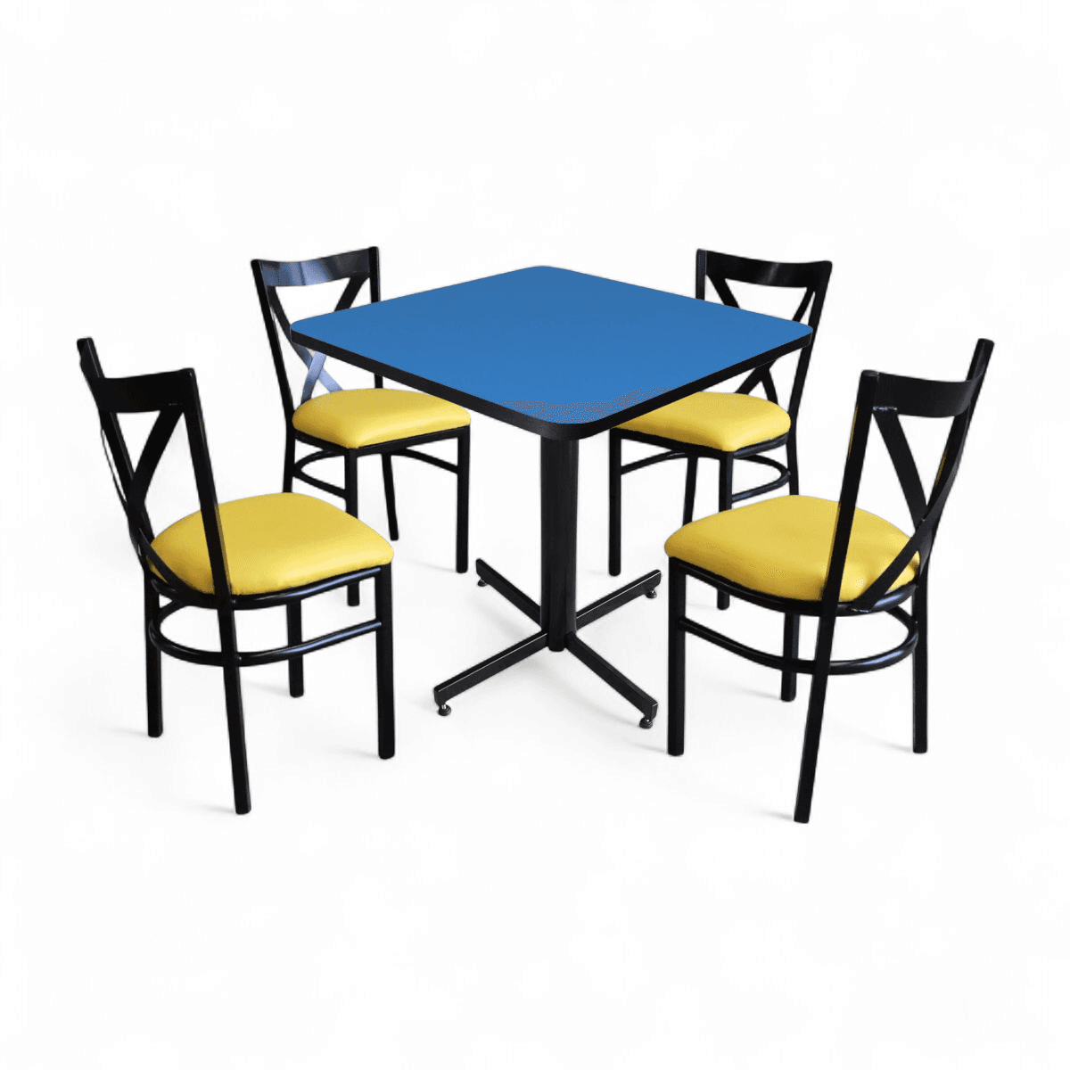 Conjunto Modelo Roma Azul Polar - estándar 4 sillas view 14