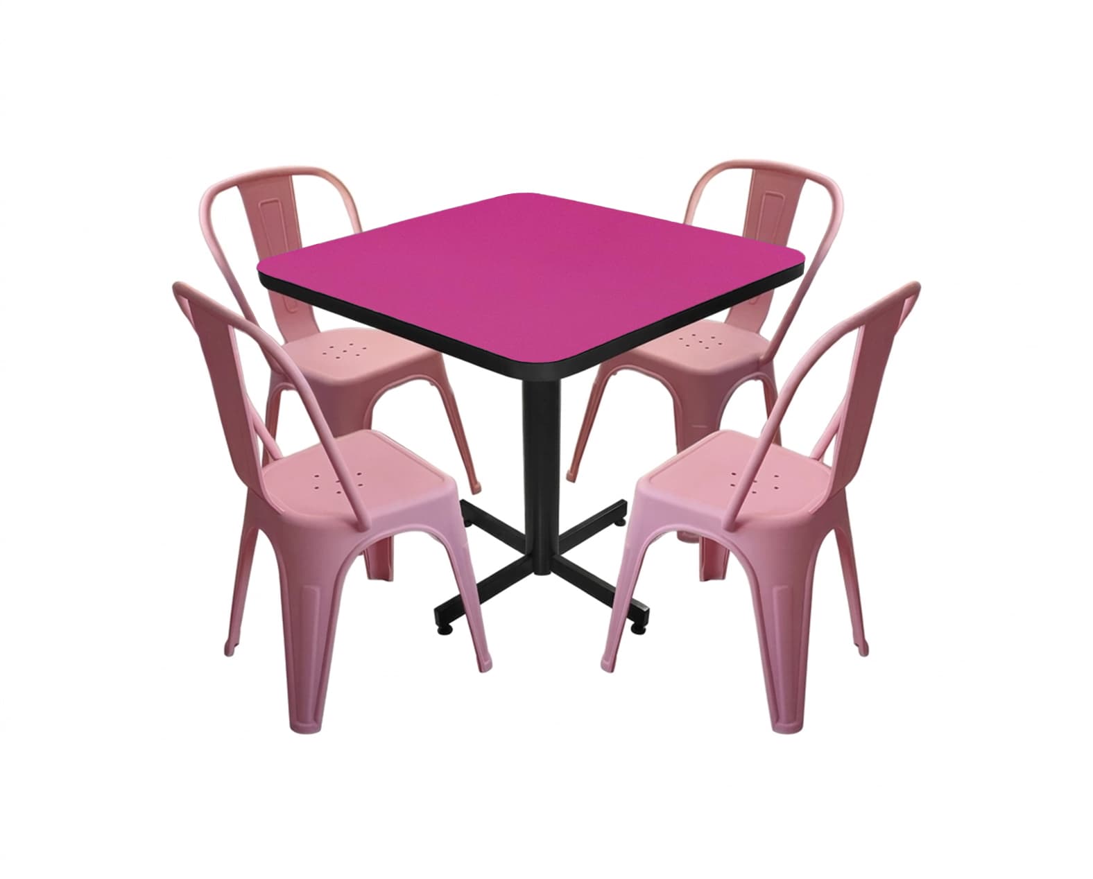 Conjunto Modelo Tolix Fiucsa - estándar 4 sillas view 3