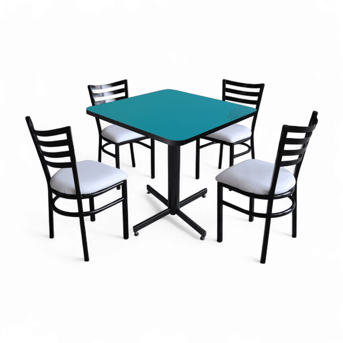 Conjunto Modelo Italia Turquesa - estándar 4 sillas view 5