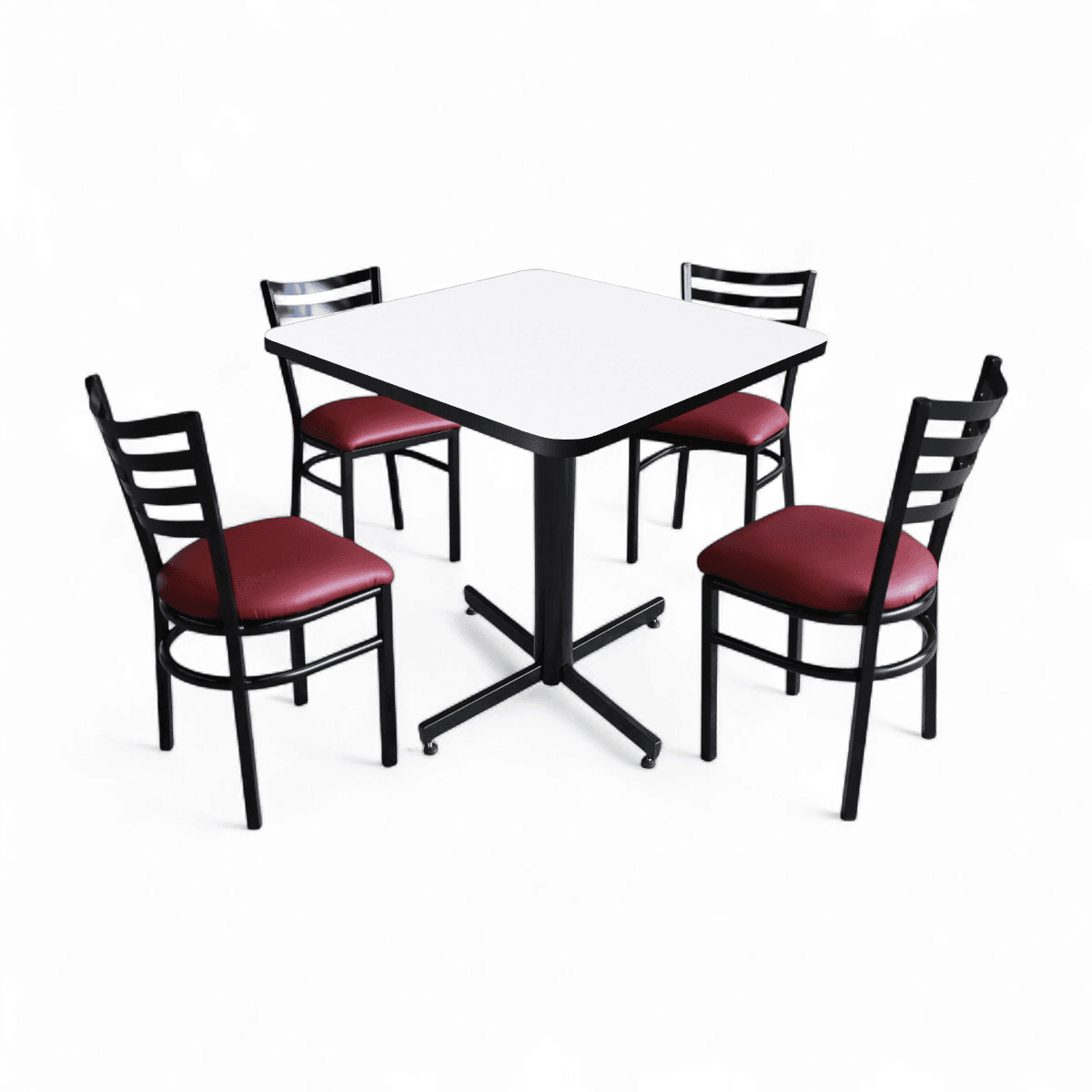 Conjunto Modelo Italia Blanco - estándar 4 sillas view 6