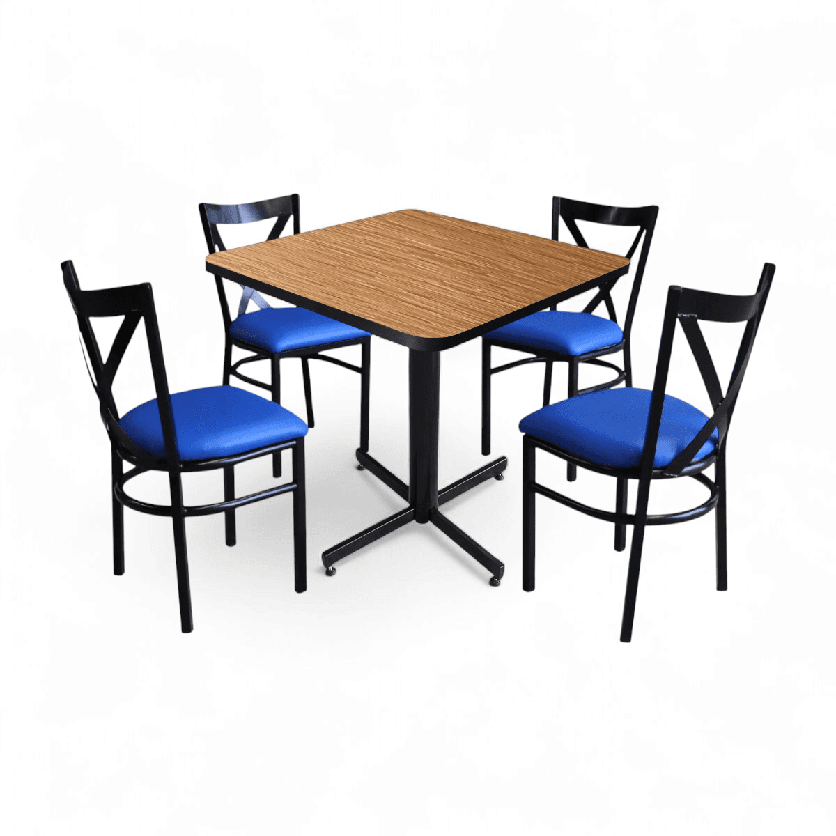 Conjunto Modelo Roma Golden Bambú - estándar 4 sillas