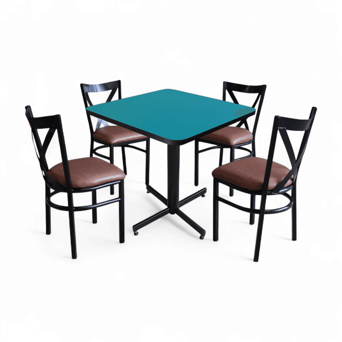 Conjunto Modelo Roma Turquesa - estándar 4 sillas view 15