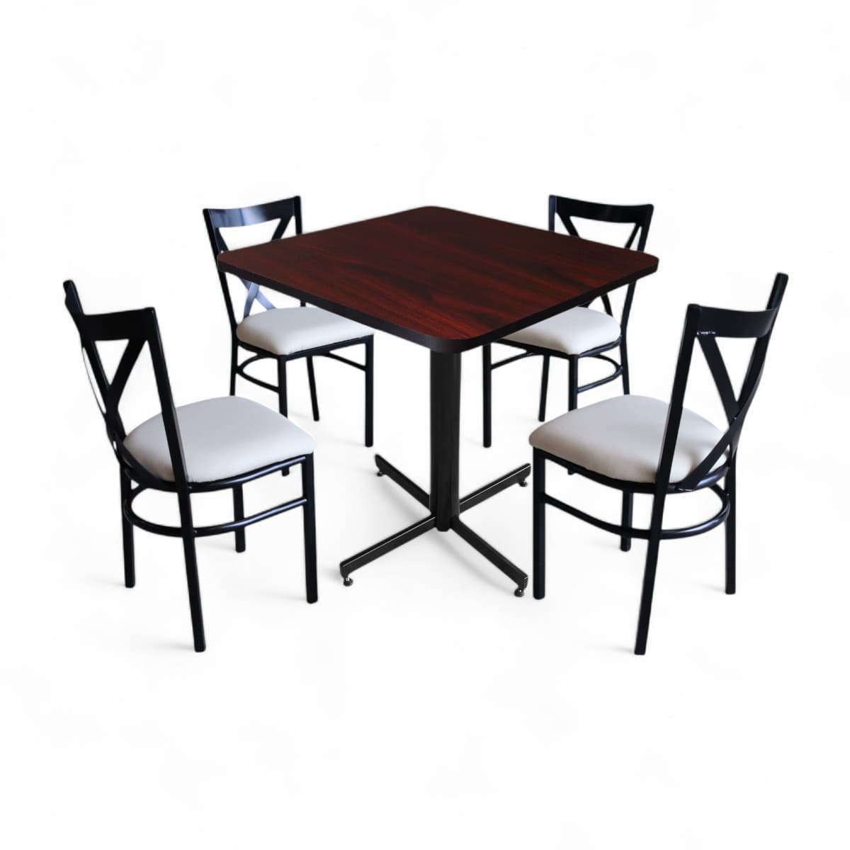 Conjunto Modelo Roma Caoba - estándar 4 sillas view 11