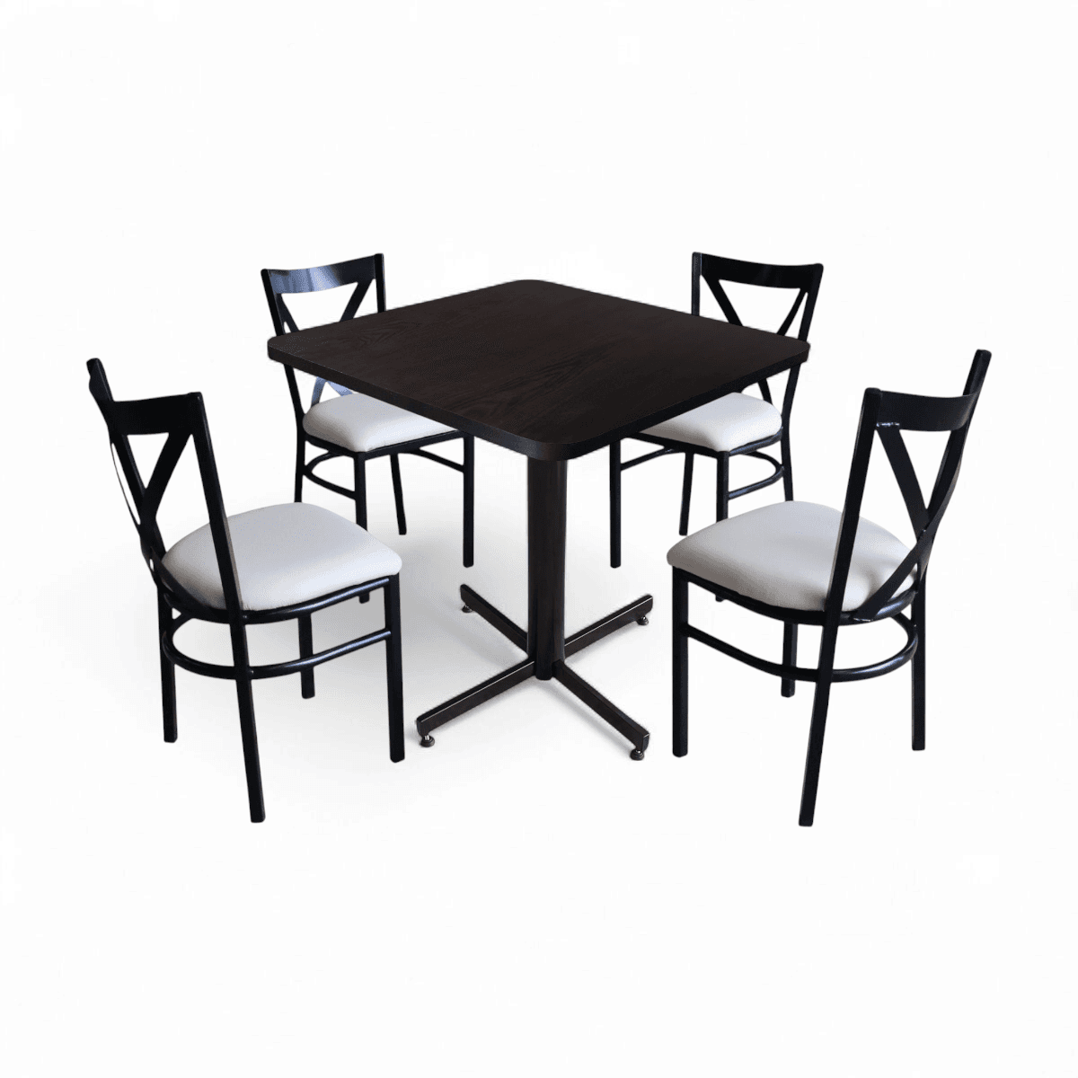 Conjunto Modelo Roma Wengue - estándar 4 sillas view 13