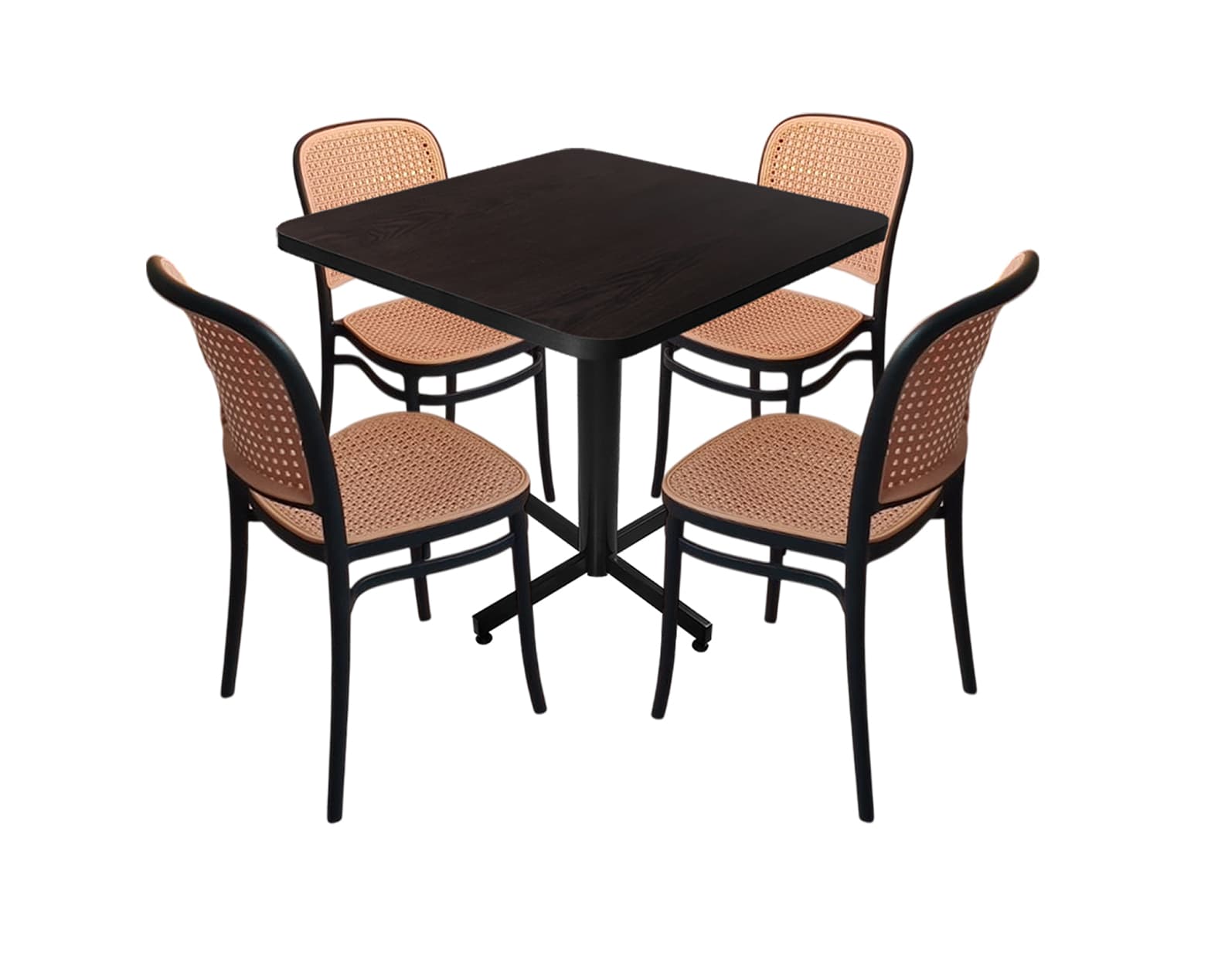 Conjunto Modelo Tulum Wangue  - estándar 4 sillas