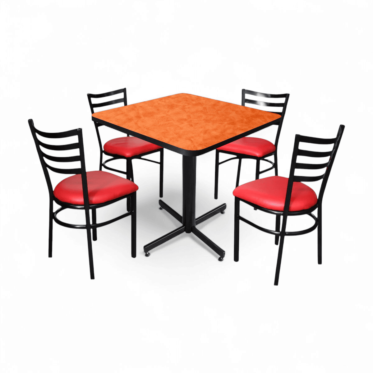 Conjunto Modelo Italia Naranja Deslavado - estándar 4 sillas view 9