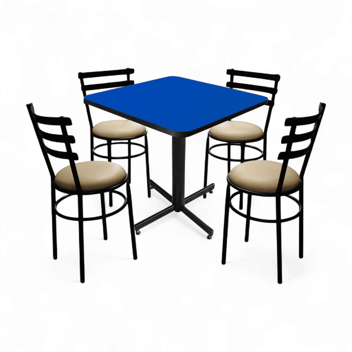 Conjunto Modelo Solera Azul Rey - estándar 4 sillas view 6