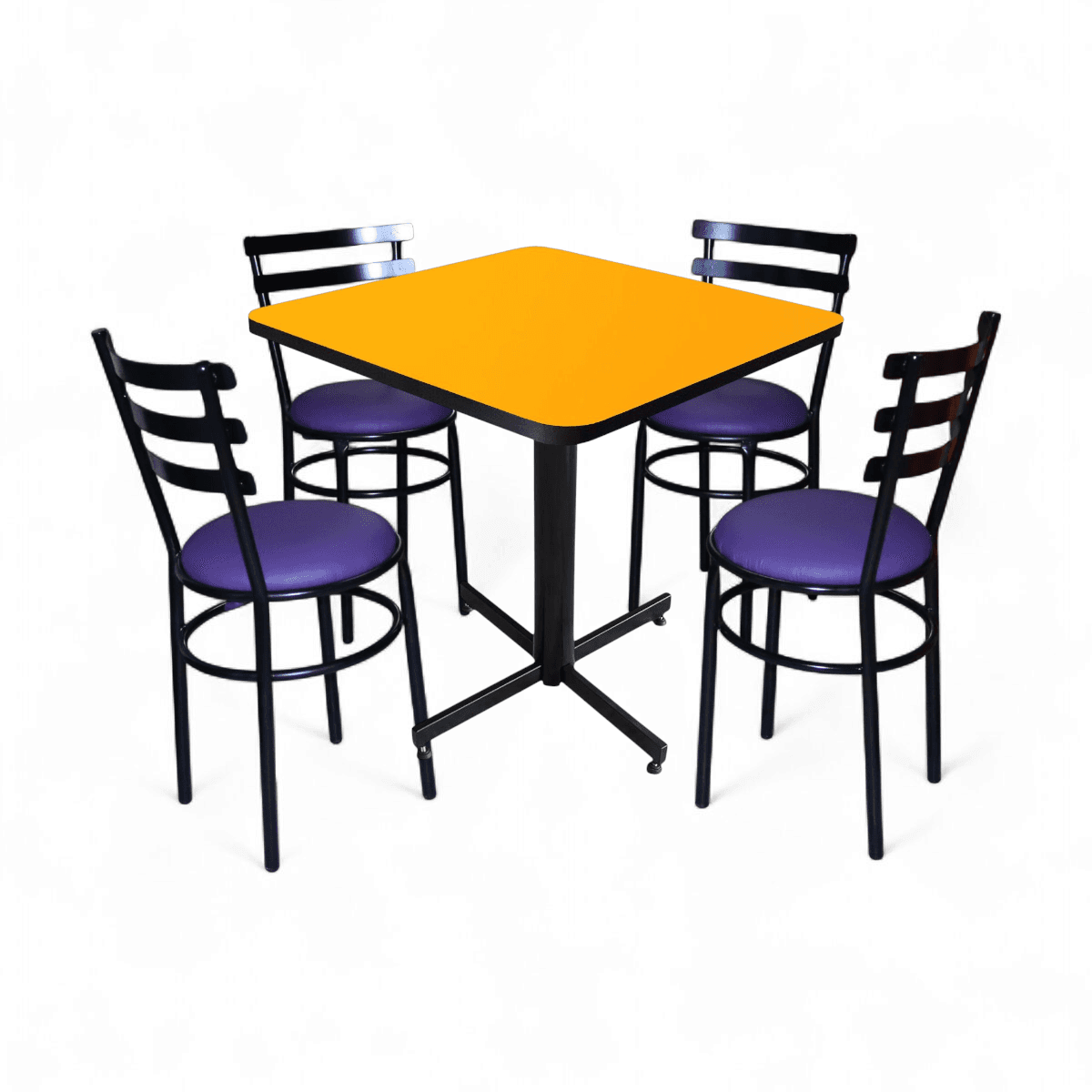 Conjunto Modelo Solera Amarillo Liso - estándar 4 sillas view 17