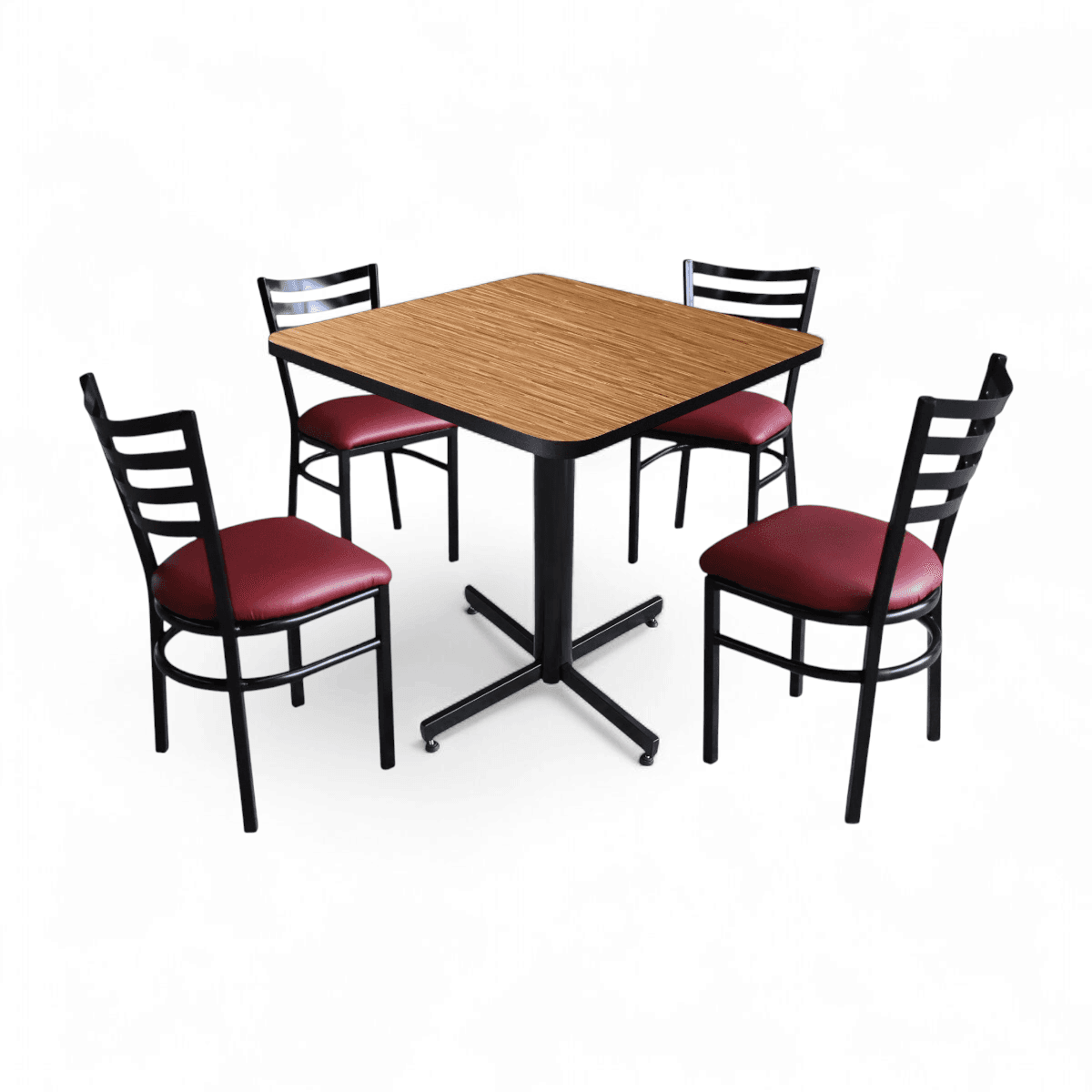 Conjunto Modelo Italia Golden Bambú - estándar 4 sillas view 4