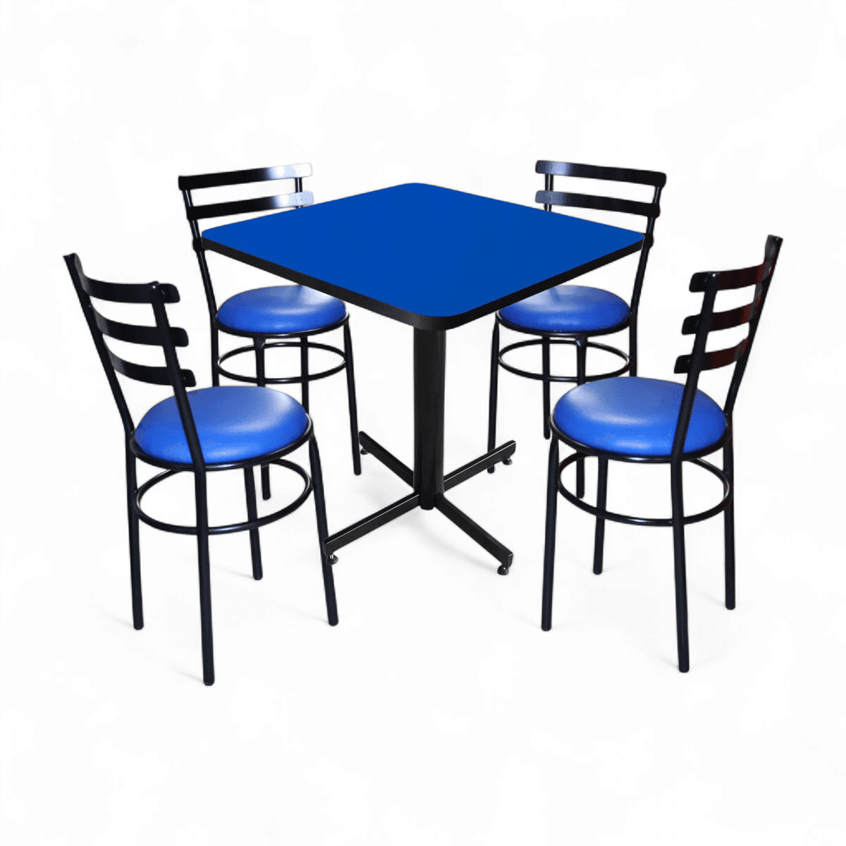 Conjunto Modelo Solera Azul Rey - estándar 4 sillas view 2