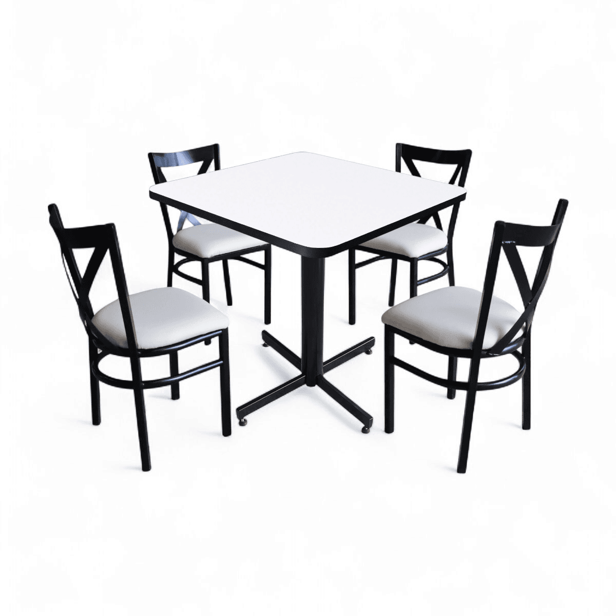 Conjunto Modelo Roma Blanco - estándar 4 sillas view 7