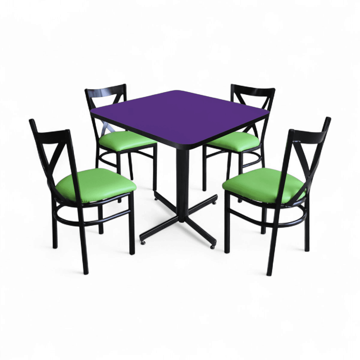 Conjunto Modelo Roma Morado - estándar 4 sillas view 4