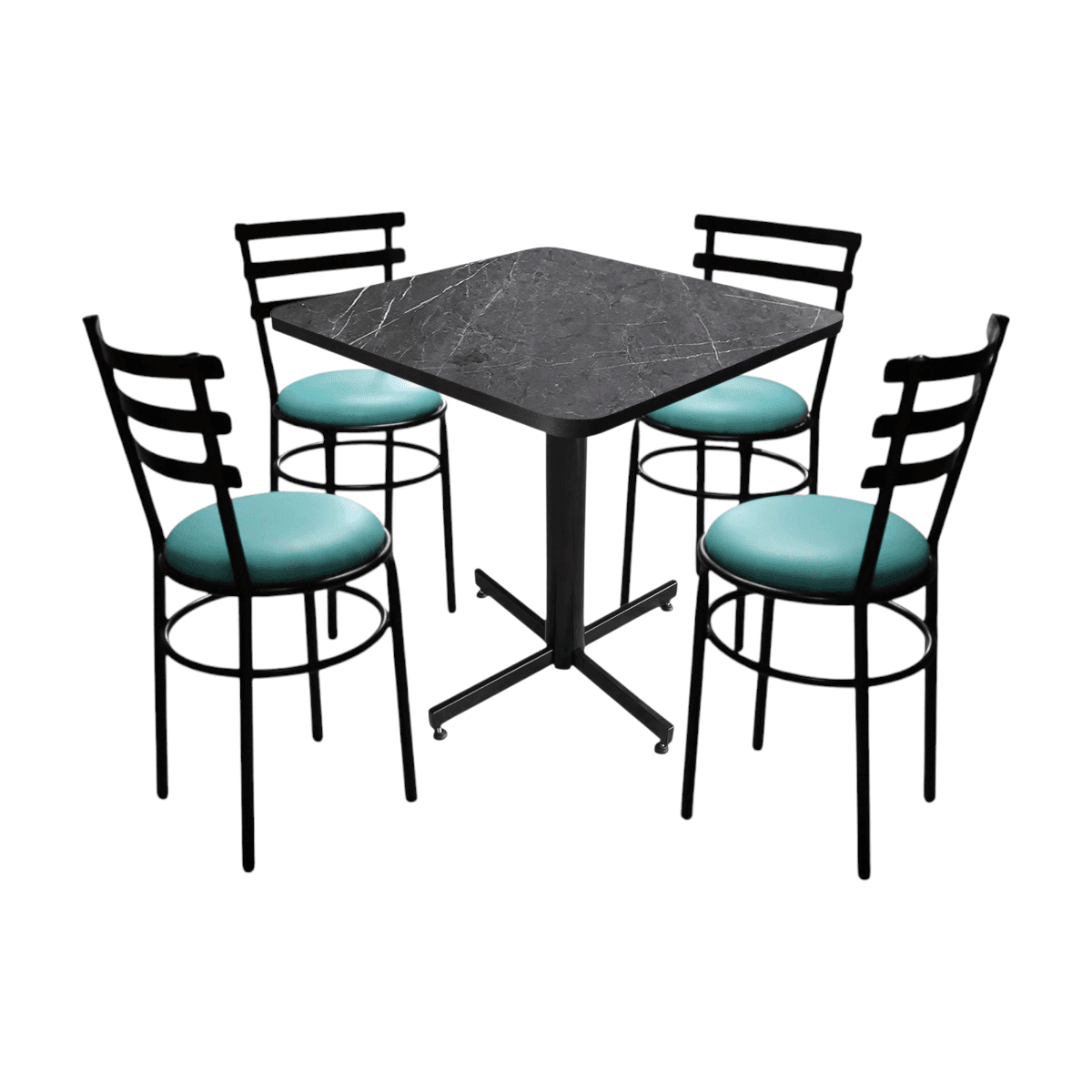 Conjunto Modelo Solera Gris Corrara - estándar 4 sillas view 3