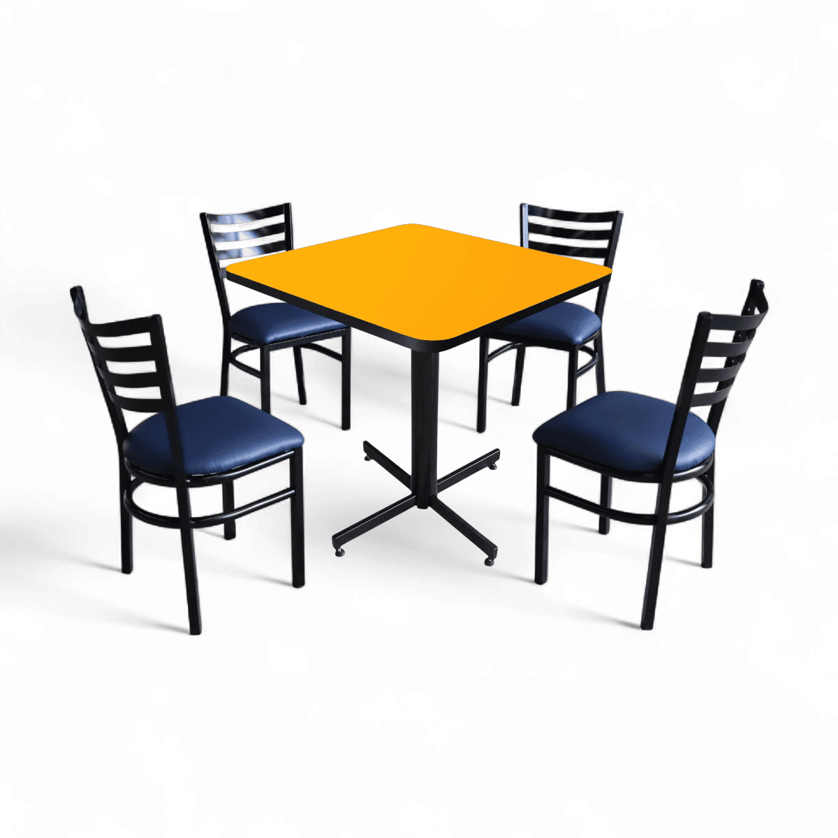 Conjunto Modelo Italia Amarillo Liso - estándar 4 sillas view 13