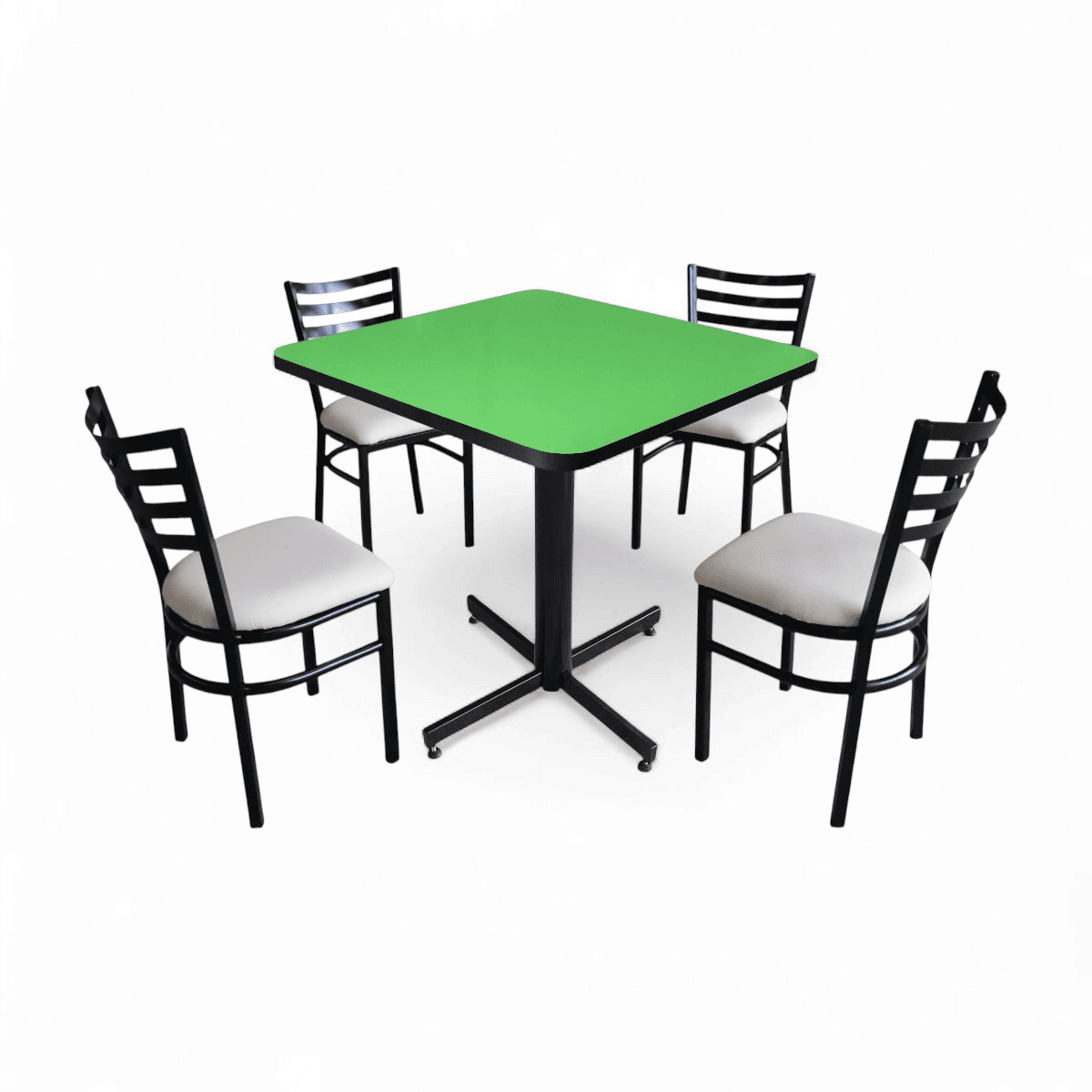 Conjunto Modelo Italia Verde Limón - estándar 4 sillas view 12