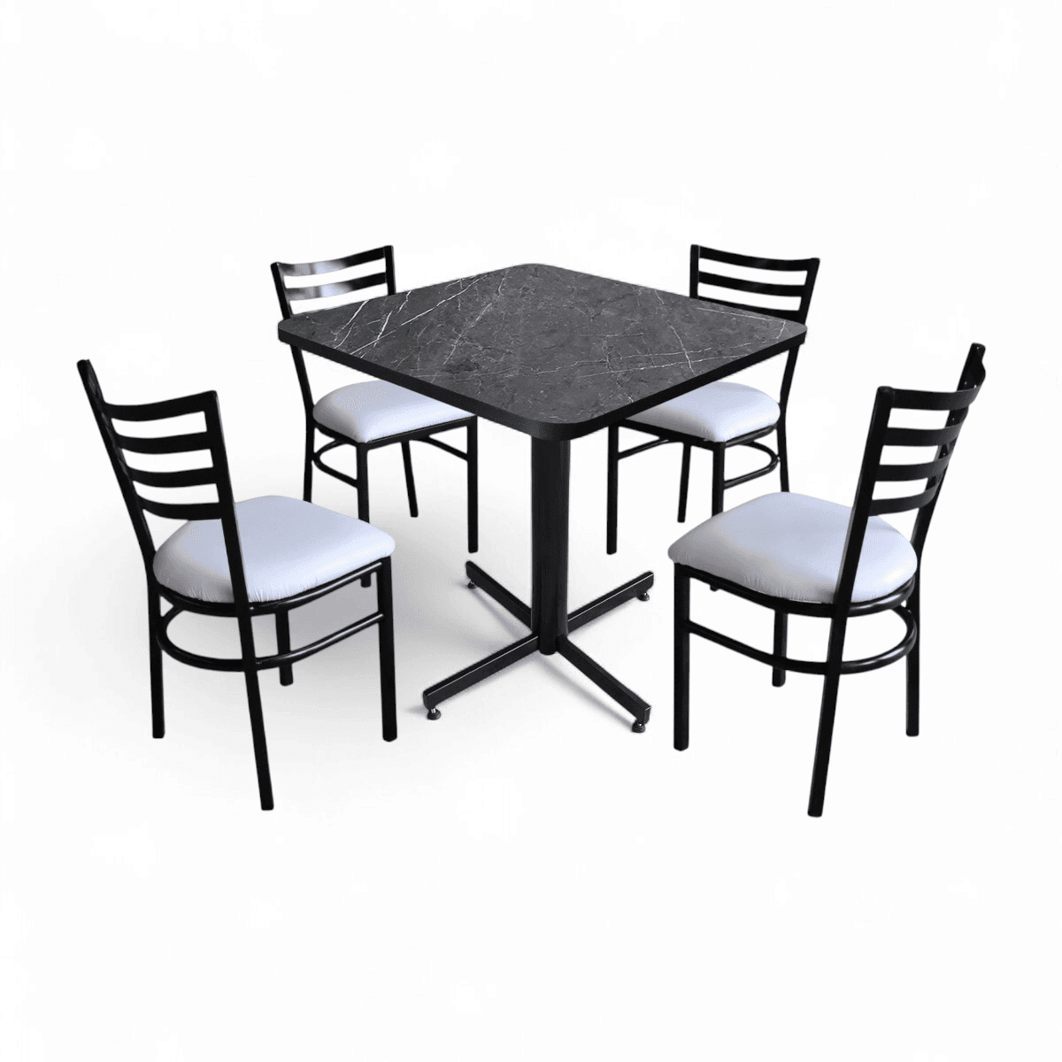 Conjunto Modelo Italia Gris Carrara - estándar 4 sillas view 6